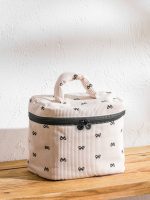 Bow Pattern Makeup Bag