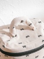 Bow Pattern Makeup Bag - Image 2
