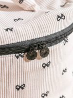 Bow Pattern Makeup Bag - Image 3