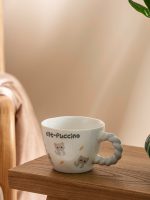 Cat Print Ceramic Mug 270 ml