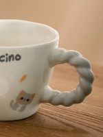 Cat Print Ceramic Mug 270 ml - Image 3