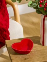 Heart Figured Ceramic Bowl 13 cm - Image 2