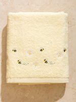 Embroidered Cotton Face Towel 50x80 cm - Image 3