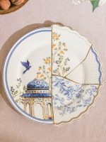 Printed Porcelain Serving Plate 28 cm - Image 2