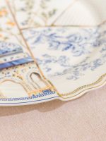 Printed Porcelain Serving Plate 28 cm - Image 3