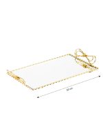 Mirrored Glass Tray, 32 cm - Image 4