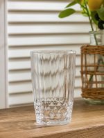 Set of 4 Glass Tumblers, 370 ml