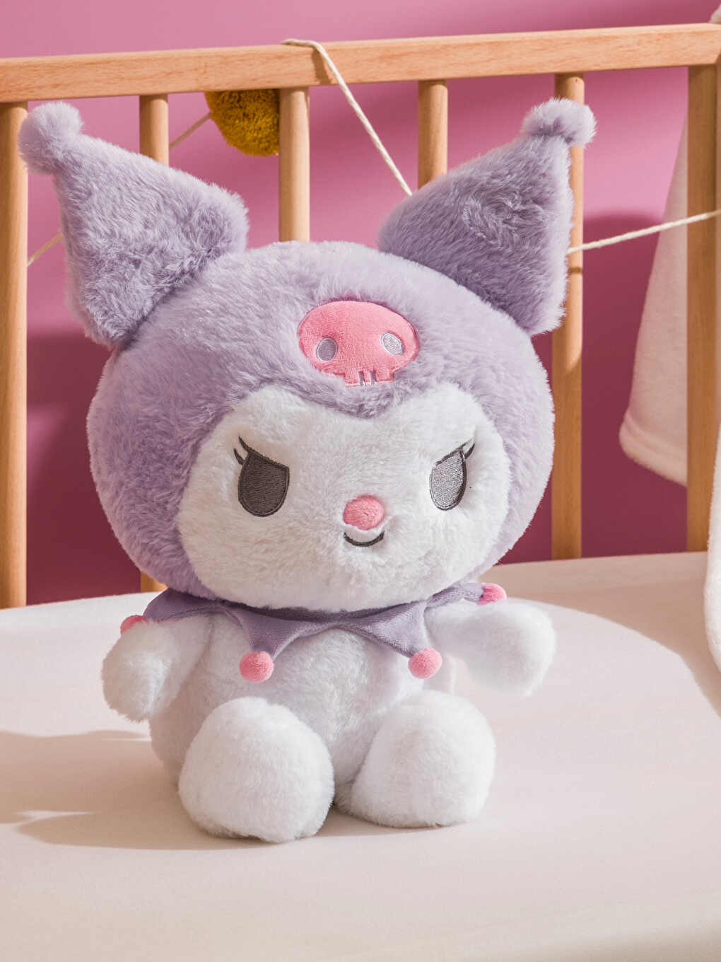 Kuromi Plush Toy Figure, 30 cm.