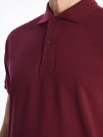 Polo Collar Pique Men's T-Shirt - Image 3
