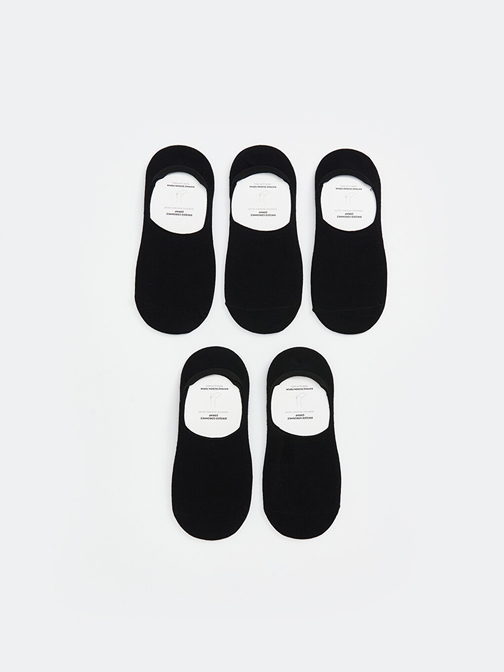 Bamboo Men's Invisible Socks 5 Pack