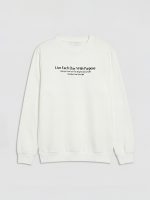 Printed Men's Thick Sweatshirt - Image 3