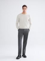 Crew Neck Men's Knitwear Sweater - Image 2