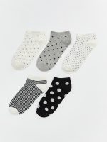 Polka Dot Women's Trainer Socks 5-Pack