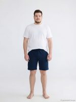 Man Navy Shorts - Image 2