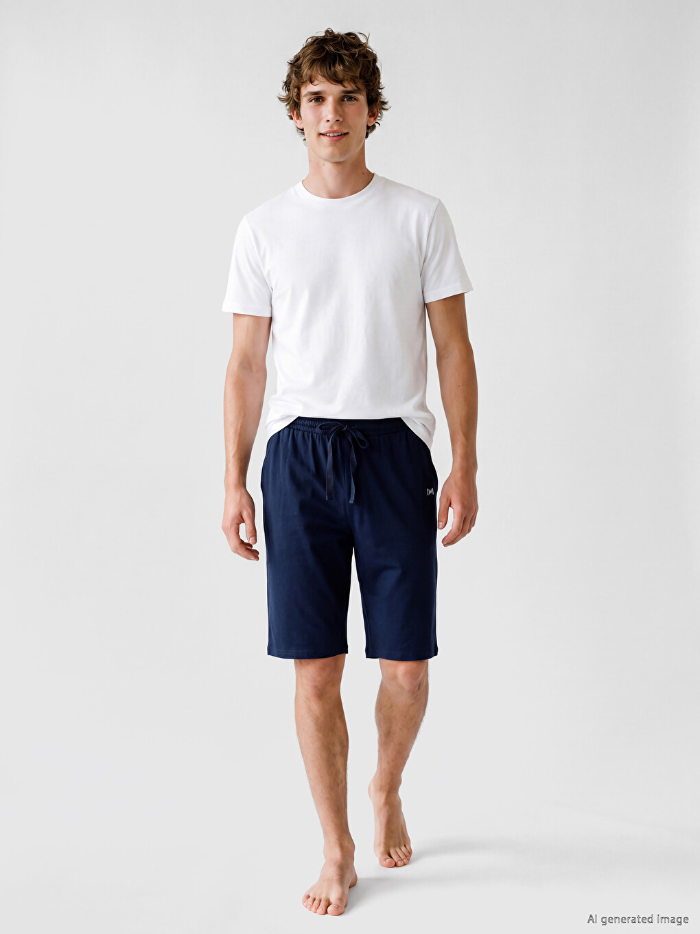 l_20261-s60880z8-rff-99-76-96-188_a.jpg Standard Fit Men's Pyjama Bottom Shorts - Image 1