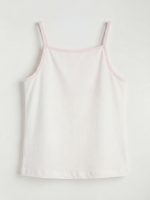 Square Neck Patterned Strappy Girls' Vest 2 Pack - Image 5