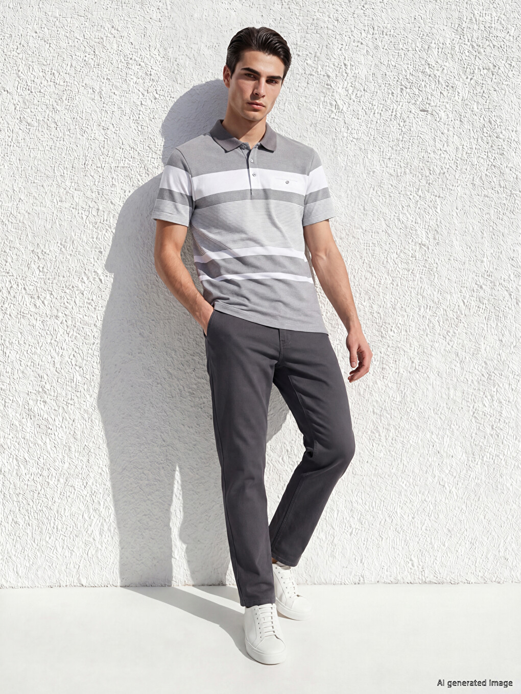 l_20261-s61578z8-yb5-99-76-96-188_5.jpg Standard Fit Men's Chino Trousers - Image 1