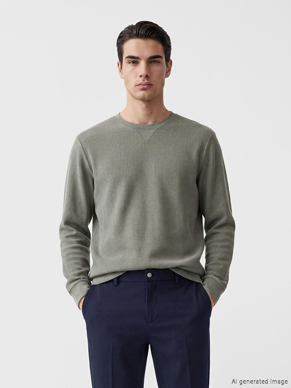 l_20261-s61589z8-zq3-99-76-96-188_a.jpg Crew Neck Men's Sweatshirt - Image 1