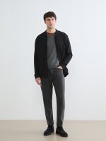Men's Varsity Collar Zip-Up Sweatshirt - Image 3