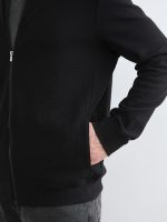 Men's Varsity Collar Zip-Up Sweatshirt - Image 4