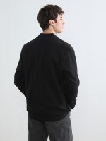 Men's Varsity Collar Zip-Up Sweatshirt - Image 5