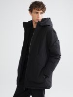 Standard Fit Hooded Men's Coat