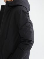Standard Fit Hooded Men's Coat - Image 4