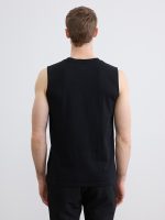Crew Neck Men's Sleeveless T-Shirt - Image 4