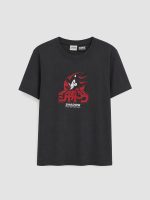 Crew Neck Sonic Printed Boys' T-Shirt