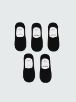 Bamboo Men's Invisible Socks 5 Pack - Image 2