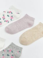 Floral Women's Trainer Socks 5 Pack - Image 2