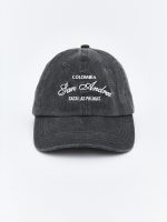 Men's Baseball Cap with Embroidered Text - Image 2