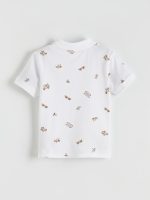 Polo Neck Printed Boys' T-Shirt - Image 4