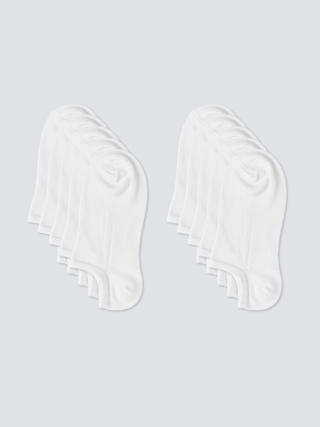 l_20261-s64798z8-ffb_a.jpg Women's Flat Ankle Socks 10-Pack - Image 1