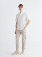 Men's Regular Fit Patterned Poplin Shirt - Image 2