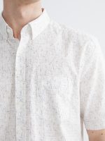 Men's Regular Fit Patterned Poplin Shirt - Image 3