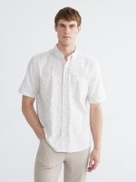 Men's Regular Fit Patterned Poplin Shirt - Image 4