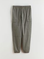 Regular Fit Gabardine Men's Cargo Trousers - Image 6