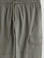 Regular Fit Gabardine Men's Cargo Trousers - Image 7