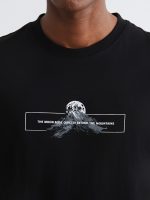 Crew Neck Printed Jersey Men's T-Shirt - Image 3