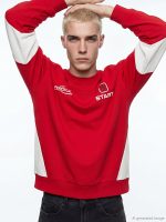 Men's Printed Crewneck Sweatshirt - Image 2