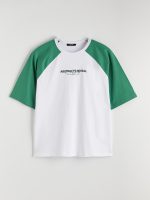 Crew Neck Color Block Men's T-Shirt - Image 5