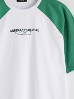 Crew Neck Color Block Men's T-Shirt - Image 6