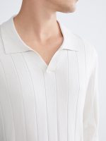 Men's Polo Neck Knit Sweater - Image 3