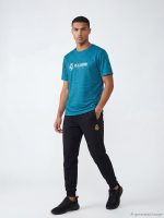 Crew Neck Real Madrid Printed Men's Sports T-Shirt - Image 2