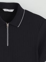 Polo Collar Men's T-Shirt - Image 8