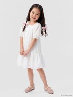 Patterned Girls' Jersey Dress - Image 2