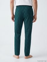Regular Fit Plaid Men's Pyjama Bottoms - Image 4