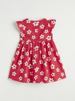 Crew Neck Girls' Poplin Dress - Image 4