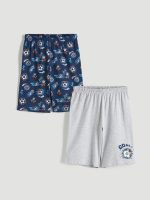 Printed Boy Pyjama Shorts 2-Pack